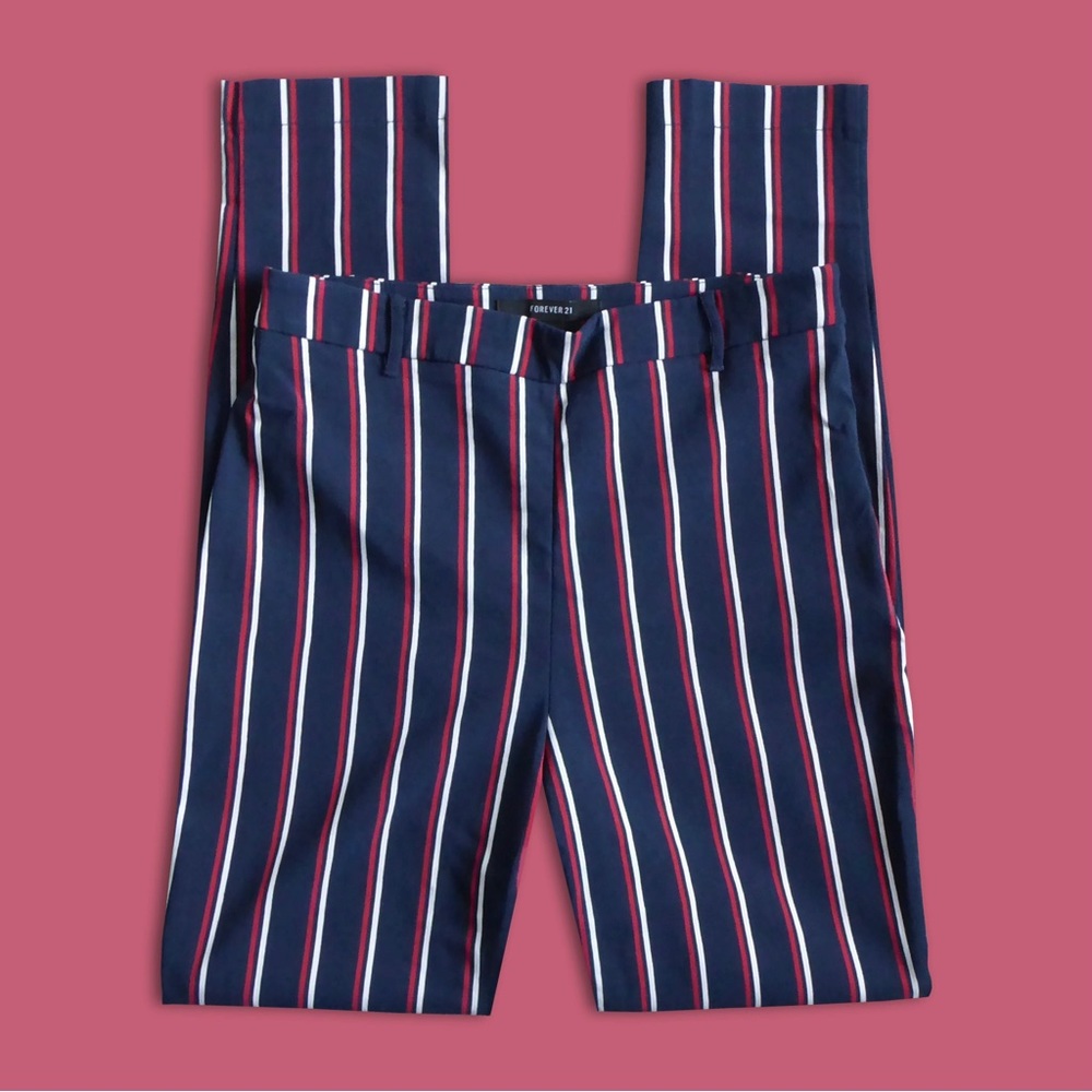 Forever 21 Striped Skinny Pants